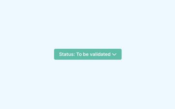 Eguide's booking status dropdown